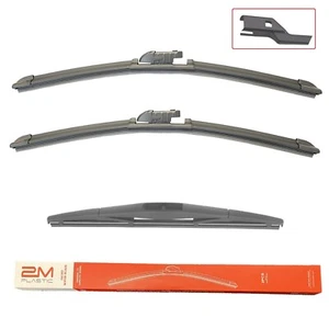 Front and Rear Windshield Wiper Blade For Subaru CROSSTREK 2018-2023 26" 16" 12" - Foto 1 di 5