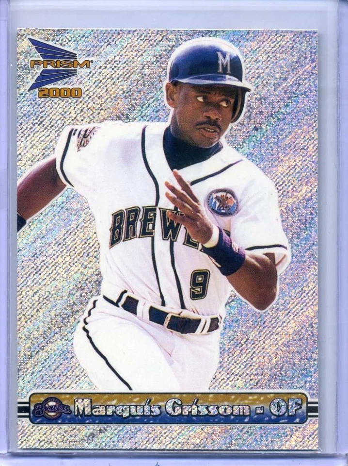 MARQUIS GRISSOM 2000 Pacific Prism RAPTURE SILVER - 1 OF 916 MADE - BREWERS - Image 1 of 1