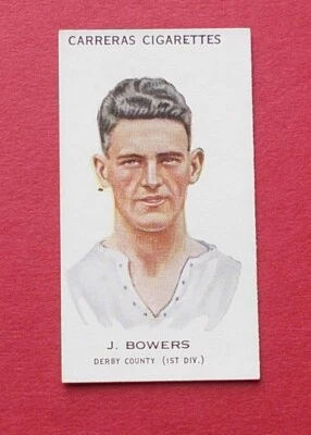 ORIGINAL CIGARTTE CARD BY CARRERAS - FOOTBALLERS 1934 - Image 1 of 2