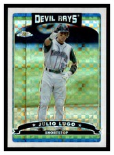2006 Topps Chrome X-Fractors #56 JULIO LUGO Tampa Bay Devil Rays ~B7N
