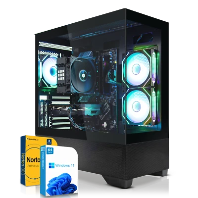 SYSTEMTREFF Gaming PC•AMD Ryzen 7 5800X•AMD Radeon RX 9070 XT 16GB•32GB DDR4•1TB NVMe