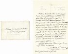 Lettre À Mme La Comtesse De Pontac /Château Des Jaubertes Par Langon/ 13-09-1862