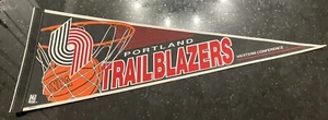 Vintage 1990’s NBA Western Conference Portland Trail Blazers Pennant. - Picture 1 of 1