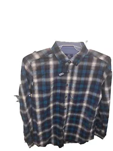 Camisa de vestir George Para hombre LS popelín manga larga colores rojo, blanco, azul - Imagen 1 de 10