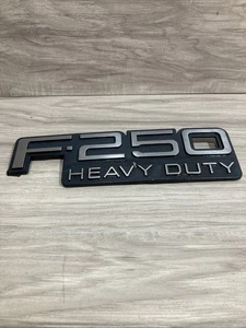 1992-1996 Ford F-250 Heavy Duty Fender Emblem Badge Left or Right Side Emblems - Picture 1 of 3