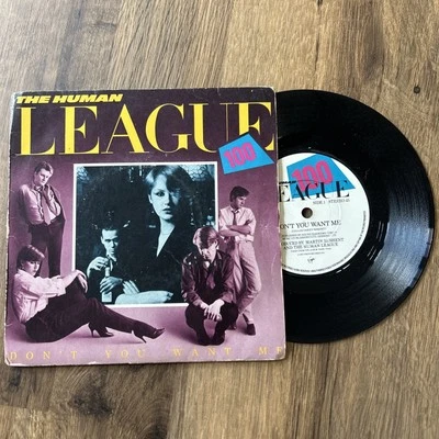 THE HUMAN LEAGUE - DONT YOU WANT ME | SECONDS 7” Vinyl Single Picture Sleeve - Image 1 of 4