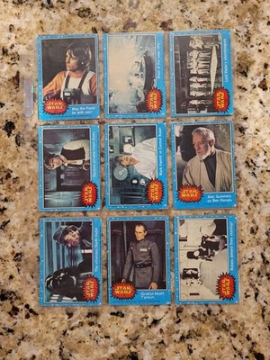 Star Wars 1977 Topps Blue/Green Border, Lot Of 64 Cards - Image 1 of 4
