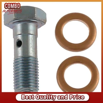 Parafuso Banjo hidráulico de freio dianteiro serve para Ford F-250 1980-2009 - Imagem 1 de 3