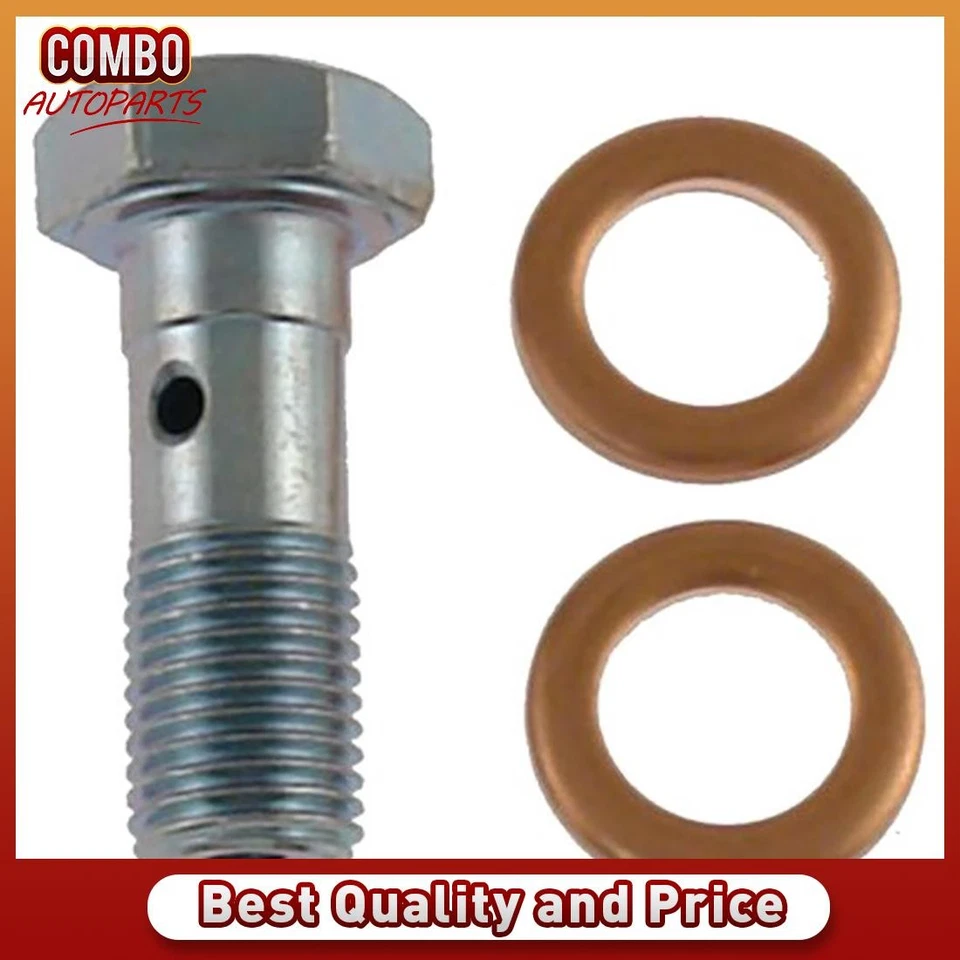 Perno de banjo hidráulico de freno delantero para Ford F-250 1980-2009 Foto 1 de 3