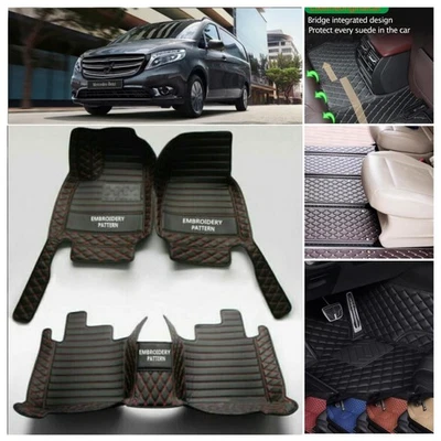 Auto Rugs fit Mercedes-Benz Vito 2015-2025 Carpets Car Floor Mats Handmade Pads - Image 1 of 4