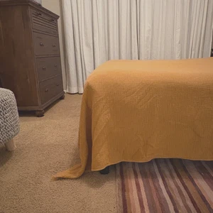 Garnet Hill Org. Cotton King Blanket Cover 112 X 91 + 2 Shams Breathable Luxury - Picture 1 of 19