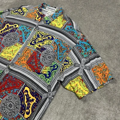 Vintage 80s Union Bay Shirt Surf Abstract Button Up Oversized Mens Large - Image 1 of 4