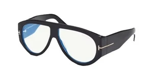 Tom Ford Blue Block Aviator FT5958-B 001 60/12/14 Glasses - Picture 1 of 16