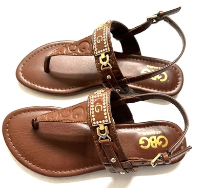 GBG LOS ANGELES Brand-New Slingback Buckle Rhinestone Women's Size 7M Sandals - Image 1 of 4