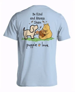 Puppie Love Hund Strand Welpe kurzärmliges T-Shirt NEU schneller kostenloser Versand - Bild 1 von 7