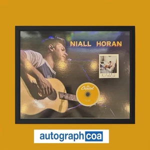 NIALL HORAN FIRMADO EL ESPECTÁCULO CD INSERTO ENMARCADO ACOA GRANDE 20x16 ENMARCADO - Imagen 1 de 4