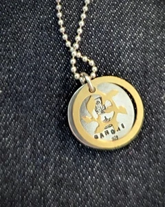 Kathy Bransfield 925 Necklace Be The Change You Wish To See In The World Gandhi - Picture 1 of 9