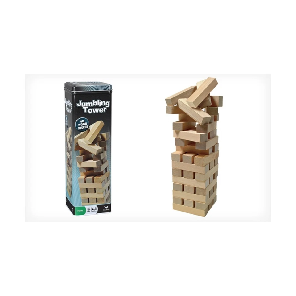 Cardinal Boardgame Jumbling Tower (Tin Ed) Box Fair/NM - Image 1 of 1