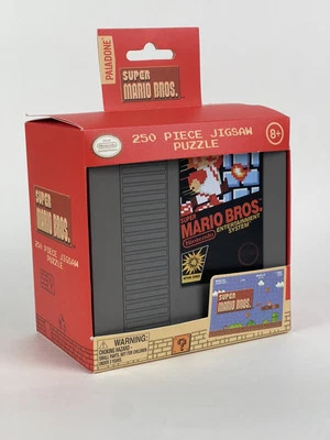 Super Mario Bros 250 Piece Jigsaw Puzzle (Paladone 2022) Nintendo, Collector Tin - Image 1 of 4