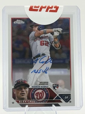 2023 Topps Chrome - Rookie Autographs Alex Call #RA-AC (AU, RC) - Image 1 of 2