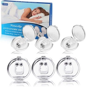 Anti Snoring Devices (6PCS), Nose Clip,Silicone Snoring...  - Picture 1 of 8