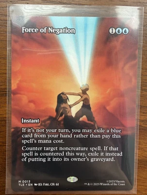 Force Of Negation  - Avatar Last Airbender MTG Magic the Gathering - M 0013 - Image 1 of 2