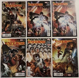 Marvel Comics Lot: Inferno (2015) #1-5 Complete Series Secret Wars Tie-In - Picture 1 of 7