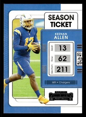 Keenan Allen 2021 Panini Contenders #52 Los Angeles Chargers - Image 1 of 2
