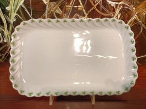 HAVILAND Limoges TORSE Trefle Vert / Kleeblatt , edle Platte / Unterplatte 25cm - Picture 1 of 5