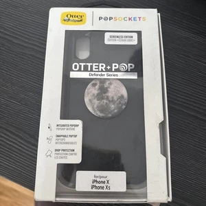 Otter + Pop Symmetry Series Handyhülle für iPhone Xs / X - Mattschwarz  - Bild 1 von 6