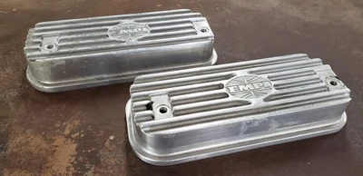 EMPI TYPE 4  Bolt-On  Aluminum Valve Covers PAIR  VW 1700 1800 2000 PORSCHE 914 Foto 1 de 4