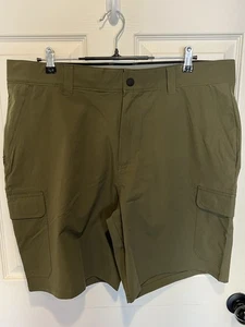 Orvis Mens Cargo Short Mens Size 38 Hunter Green Outdoor Breathable Stretch - Picture 1 of 6