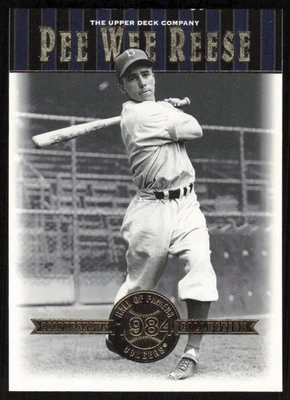 2001 Upper Deck Hall of Famers  #15 Pee Wee Reese - Image 1 of 2