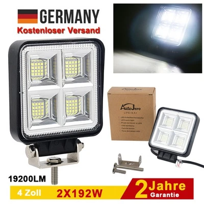 LED Arbeitsscheinwerfer Nahfeld 12V 24V Rückfahrscheinwerfer SUV LKW ATV Traktor - Bild 1 von 4