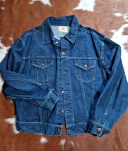 Chaqueta vaquera Ruddock Flying R Ranchwear vintage años 70 est. Camionero L - Imagen 1 de 4