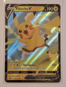 Pikachu V - SWSH143 - Sword & Shield Black Star Promo - Pokemon - Bild 1 von 2