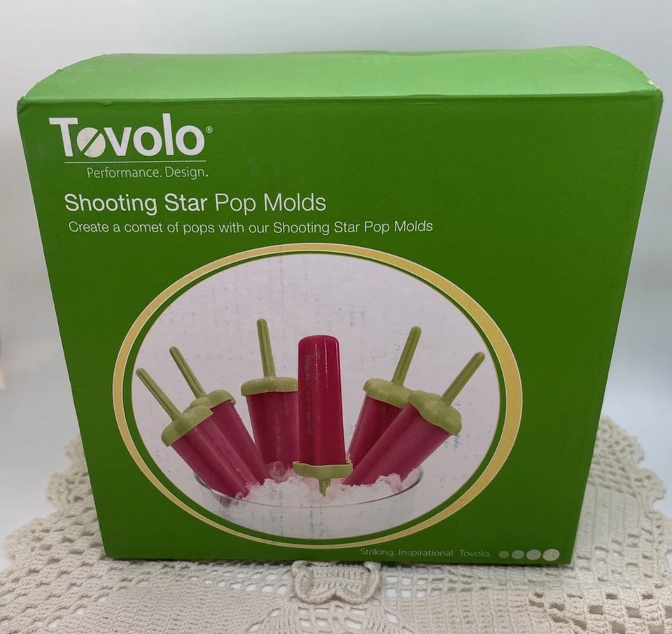 Molde Tovolo Shooting Star Pop conjunto de 6 novas guloseimas saudáveis de verão Frozen Ice Pop - Imagem 1 de 4