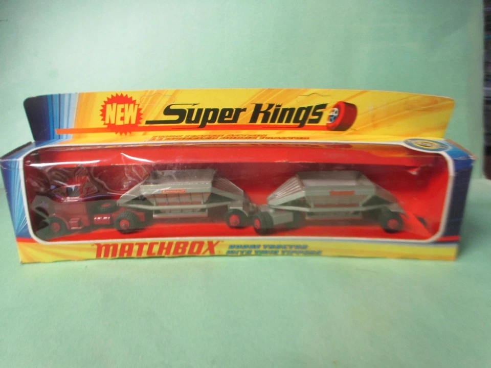 VINTAGE LESNEY MATCHBOX KING SIZE K-16 DODGE TRACTOR TWIN TIPPER MIB - Image 1 of 3