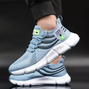 Men Casual Sport Shoes Breathable Lightweight Sneaker Outdoor Mesh Running Shoes - Picture 1 of 15