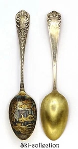 Spoon Touristique- Arkansaw Traveler Little Rock Ark. Usa. Argent. 19th S - Picture 1 of 6