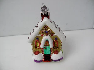 Vintage Christopher Radko Weihnachtsschmuck Haus - Bild 1 von 7