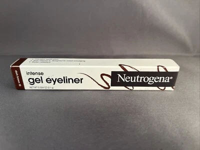 NEW Neutrogena INTENSE GEL EYELINER Water Resistant #30 Dark Brown Sealed - Image 1 of 3