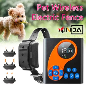 Containment Electric DogFence Distant Boundary Hidden Wireless Pet With 1 collar - Picture 1 of 13