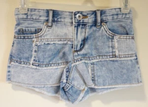 NWT Sugar & Jade Patchwork Denim Shorts Girl's Size 8 - Picture 1 of 2