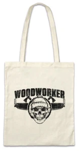 Woodworker Stofftasche Einkaufstasche Lumberjack Woodcutter Cutter - Picture 1 of 1