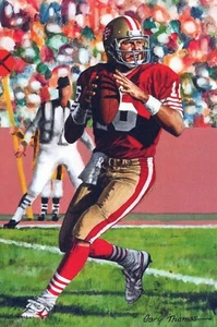 Joe Montana Goal Line Art Card Class of 2000 NM-MT #202 - Picture 1 of 2