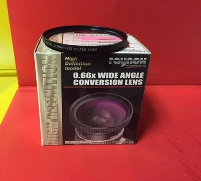 RAYNOX HD-6600 0.66X WIDE ANGLE LENS 52mm +UV 72mm NIKON AF-S 18-55mm 55-200mm - Image 1 of 4