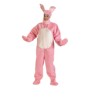 Halco Adult Easter Bunny Jumpsuit with Hood Costume - Picture 1 of 3