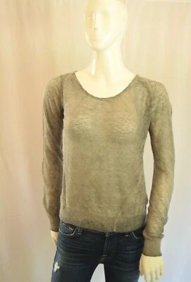 全新 $178 DIESEL M HINOKY A 针织衫 女式 尺寸 小号 灰色 — 第 1/4 张图片