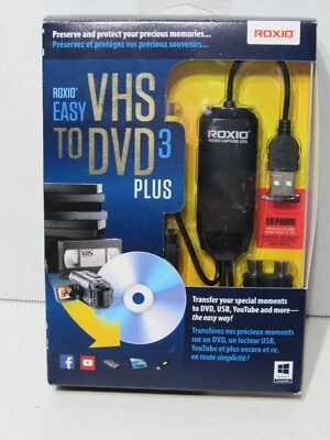 Roxio Easy VHS to DVD 3 Plus Converter - 251000 -new Open Box - Image 1 of 4